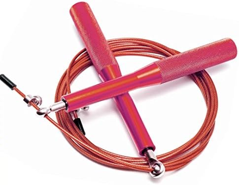 Aluminum Speed Jump Rope,UrCool Best Speed Jump Rope with Adjustable Length for Double Unders Cross Fitness Boxing Training Ultra High Speed Skipping Ropes For Men Women Beginners Professionals Red