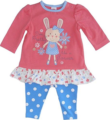 Zip Zap Baby Girls 0-24M EE0955 Clothing Set, Pink, 0-3 Months (Manufacturer Size:0-1 Months)