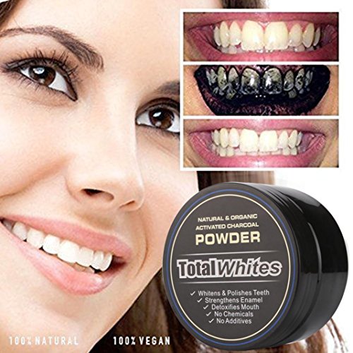 Preisvergleich Produktbild ESAILQ Teeth Whitening Powder Natürliche Bio-Aktivkohle Bambus Zahnpasta