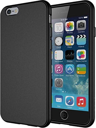 iPhone 6 Case, Diztronic Full Matte Soft Touch Flexible TPU Case for Apple iPhone 6 & 6S (4.7") - Black