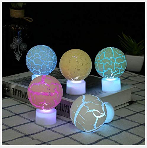 Preisvergleich Produktbild Crack Ball Nachtlicht Bar Szene Layout Wohnaccessoires 3.8X9Cm