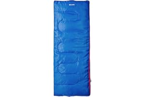 Eurohike Snooze 200 Sleeping Bag for Adults, Teens, Kids, 1 Person, 2 Season, Spacious, Lightweight, Rectangular, Indoor & Outdoor Use, Camping, Hiking, Backpacking, Travelling, Stuff Sack, Blue