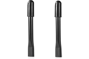 TINOALY 2stk Rollstuhlbremsverlängerungen, Langlebige Rollstuhlbremsgriffverlängerungen Rollstuhlbremsgriffverlängerungen Einfach zu Bewegen und zu Installieren Praktisches Rollstuhlzubehör(Schwarz)