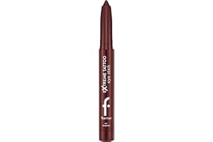 Flormar Extreme Tattoo Gel Eyeliner & Eyeshadow Pinne, vridbar gelögonskuggspenna med integrerad pennvässare, högpigmenterad för matt ögonmakeup-look, 002, Vinröd, 1,4 g