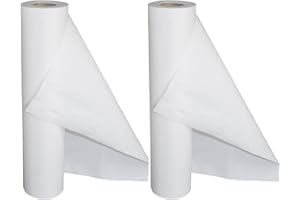 SUNRISE PACKAGING White Couch Hygiene Roll - 20" Wide x 40m Long | Paper Couch Roll for Medical Exam Table Paper, Massage, Beauty Bed & Hospitality - Pack of 2