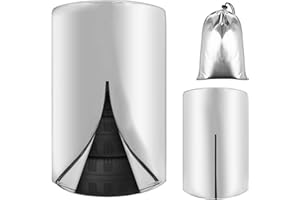 vsshe Auto Reifentasche, Wasserdicht Staubdicht Reifenschutzhülle hält 4 Reifen (120 * 85cm), Silber Beschichtet 210D Oxford, Sonnenschutz Reifenabdeckung mit Reißverschluss, Reifenschutz(Silber)