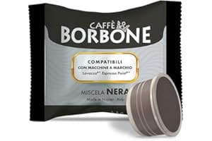 Caffè Borbone Café Mélange Noir - 100 Capsules - Compatibles avec les Machines à café Lavazza Espresso Point