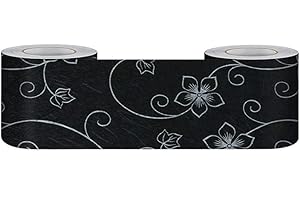 GOUIERYLIN Wall Border-Autoadesivo adesiva muro decorativa gelsomino d'inverno 10cm X 500cm