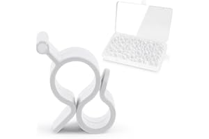 ‎URAQT URAQT Piping Strip Hooks, Pack of 20 S Shaped Hooks, RV Hangers, Awning Hooks, Camping Piping Rail Hooks, Accessories, RV Party Light Hangers for Motorhome, Caravan, Indoor and Outdoor Decoration