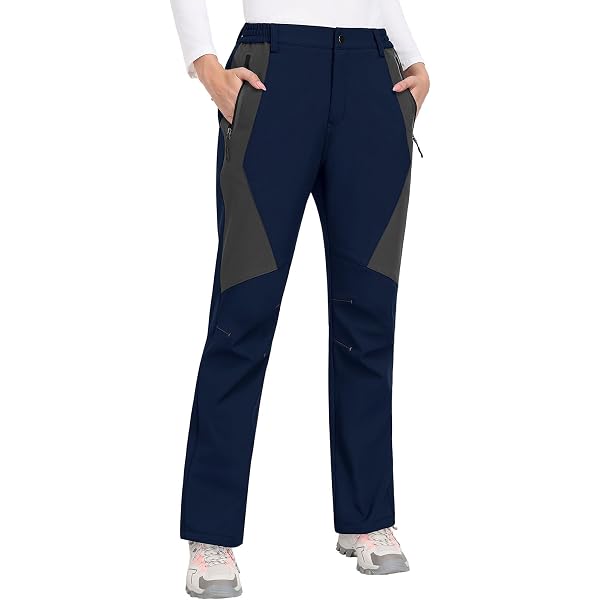 Pantalon De Ski Femme Imperméable Et Chaud - Idéal Pour La Randonnée, Le Trekking Et Les Sports D'hiver - 6