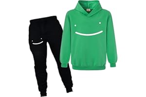 Xpialong Dream SMP Smile Merch Youtube Gaming Tracksuit Boy Girl Hoodie Kids Clothing Set