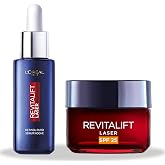 L'Or&eacute;al Paris Revitalift Laser Night Serum with Pure Retinol, 30 ml + L'Or&eacute;al Paris Revitalift Laser Triple Action Day Cream