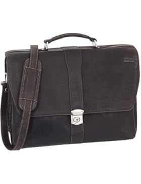 Greenland Westcoast Aktentasche Businesstasche mit Laptopfach Braun