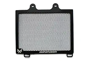 Motofusion Radiator Guard Grill Cover Protector Anodised Aluminium for KTM Duke 125 200 (2017-2022) (Black)