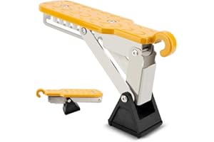 WODHMIEY Adjustable Roof Rack Door Step, Foldable Car Roof Rack Step, Universal Fit 7 Gear Car Latch Door Step, Adjustable Angles, Aluminum Alloy for Trucks Cars, SUV, RV, Off-road Vehicle(Orange)