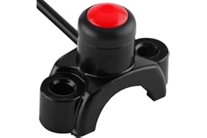 QIILU TOOL Lenker-Steuerschalter Qiilu Universelle Lenkerhalterungsschalter für Motorräder, Crossbikes, ATV mit 22 mm Lenker (TYP B)