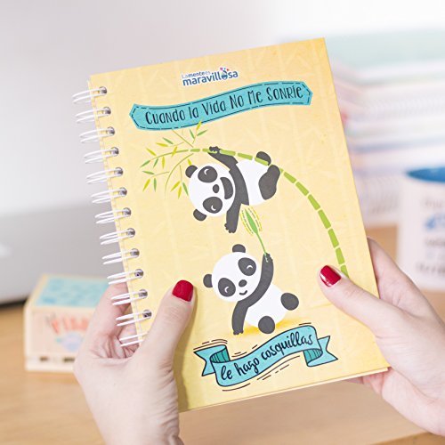 La mente es maravillosa -Cuaderno A5- Regalo para amiga con dibujos - OSITOS-ESP