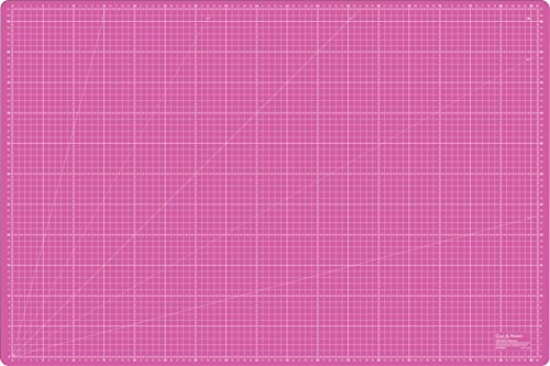 Selbstheilende Schneidematte A1 in Pink, Blau, Grün. Perfekt zum Nähen, Basteln und Patchworken. 90×60 beidseitig bedruckt. cm und inch Angabe - 8