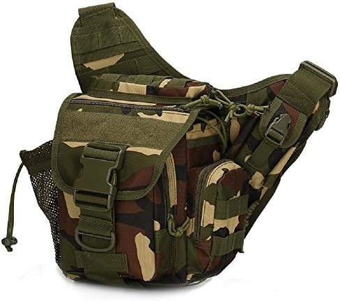 2016 Hip Pack Military tactica Waist Packs Waterproof Waist Bag Fanny Pack BELT BAG Hike Climb Saddle Bag Men Messenger Bag (jungle camo)