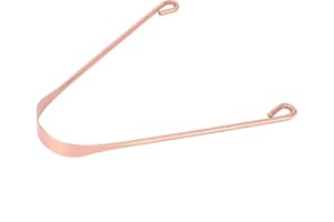 BIZOFFT Zungenreiniger, reines Kupfer Pflegen der Mundhygiene Mundgeruch entfernen Mundpflege Zungenschaber für den täglichen Gebrauch