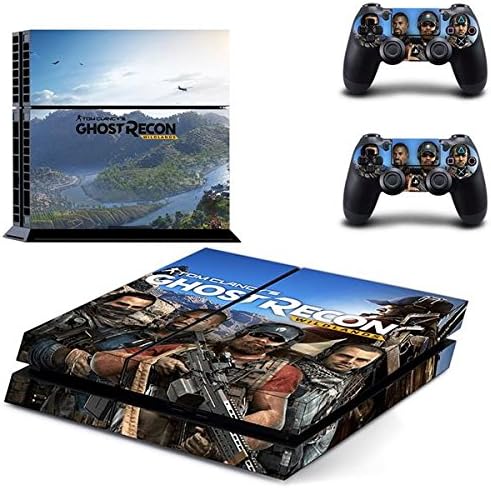 Playstation 4 + 2 Controller Design Sticker Protector Set - Tom Clancy's: Ghost Recon Wildlands/PS4