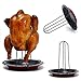 Produktbild GEZICHTA BBQ Huhn Röster Ständer, antihaftbeschichteter Karbonstahl Huhn Halterung Rack Pfanne, für Grill Grillen Backen Kochen