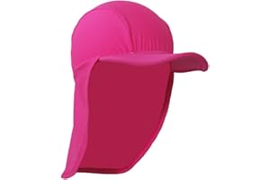 Kidz Swimmers Girls Pink Sun Protection Legionnaire Cap UPF 50+ (3-6 Years & 6-10 Years)