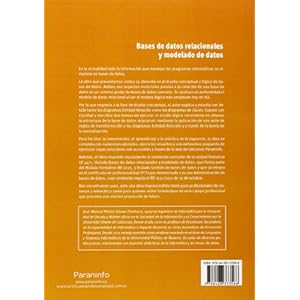Bases de datos relacionales y modelado de datos (Informatica (paraninfo))