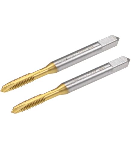 Taraud M4 X 0.7 H2 Point Spirale 100 Mm – Acier Rapide Revêtu Titane - 7