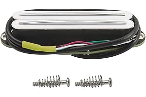 FLEOR Dual Hot Rail Humbucker Single Coil-Sized Guitar Humbucker Pickup High Output 12~13K White Fit ST SQ gitara elektryczna