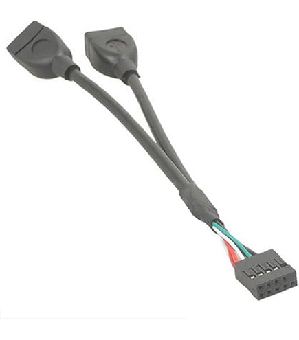 Bolwins P48 USB 2.0 Adapter Cable - 5-Pin Header To USB A Female, 30cm - Perfect For PC Desktop Board Connections