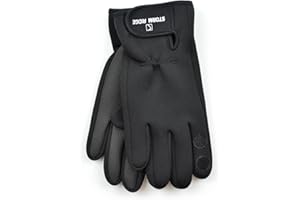 GM APPAREL Mens Neoprene Gloves - Fishing Hunting Shooting Sports Outerwear with Rubber Grip Palm and Fold Back Fingers, Thumb and Index, Perfect for Fishing Hiking, Outdoor Use