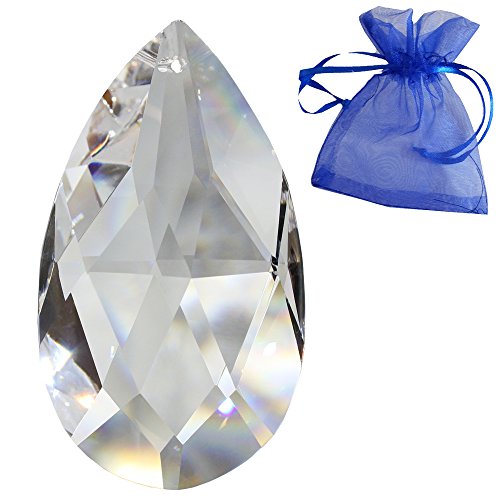 Cristallo, lunghezza 76 mm, cristallo arcobaleno, Feng Shui, decorazione per finestre, luce spirituale, 30% cristallo al piombo