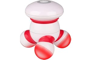 COTSOCO Cordless Mini Massager Portable Hand-held Electric Vibrating Deep Tissue Percussion Body Massager for Back, Neck, Hand, Shoulder, and Full Body Pain Relief, 3AAA Battery Operated to Use Everywhere