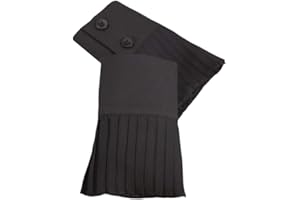 Tandou Armstulpen Pulswärmer Damen - Plissee Gefälschte ärmel Manschette Knopf Abnehmbarer Stulpen Handgelenk Pullover Bekleidungszubehör