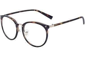 ALWAYSUV Retro Fashion Vintage okrągłe metalowe pełne oprawki przezroczyste soczewki okulary dla kobiet/mężczyzn