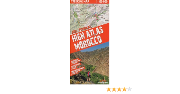 Hohen Atlas Wanderkarte 1 100 000 Marokko Marrakesch Amazon De Terraquest Editions Bucher