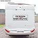 Produktbild Ferienwohnung BELEGT Aufkleber "Größe S 40 cm" für Wohnmobil Wohnwagen Womo WOWA 40 cmCaravan Lustige Sprüche lustiger Spruch von Pegatina Promotion ®