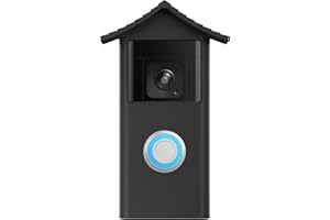 BAALETC Funda protectora de silicona para timbre de batería (versión 2024), protección contra los rayos UV y la lluvia para timbre de batería Ring (versión 2024)