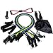 Produktbild 12PCS natürliche Latex-Widerstand-Bänder eingestellt, NATUCE Spannungs-Seil-Schlauch-Übungs-Band für Workout, Gym, Yoga, Haupteignung, Ausdehnung ABS Kommen Sie mit 5 starkem Duty Bands + 8 Form-Widerstand-Band, 2 Knöchel-Bügeln, 2 bequemen Handgriffen, Tür-Anker,