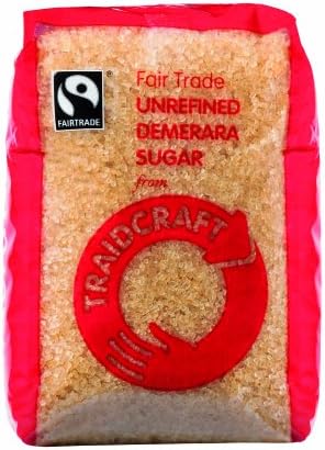 Traidcraft Fairtrade Certified Demerara Sugar 500 g (Pack of 10)