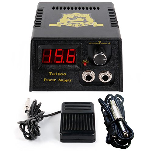 Solong Tattoo® Profi Komplett Tattoomaschine Set 1 Tattoo Maschine Guns 14 Farben/Inks Tinte Nadel Tattoo maschine Set Kit TK102 - 8
