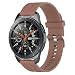 Produktbild Uhrenarmband 22mm-22 mm Breite 91,85-107,75 mm Lange Silikon Ersatz Armband Compatible with Samsung Galaxy Watch, Unisex Uhrenarmband mit Schnellverschluss Wasserdicht 10 Farben (Braun)