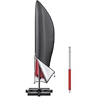 Deyard Sonnenschirmbezug, Banana Cantilever Hängeleuchte Extra großer Regenschirmbezug mit Reißverschluss, wasserdichtes…