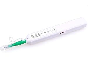 KELUSHI en Un Seul Clic Stylo de Nettoyage pour connecteur SC St et FC Connecteurs Fibre Optique (Vert)