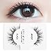 AllRight Eyelashes Human Hair Natural Handmade Cross Eye Lashes Makeup Extension False Eyelashes Size WSP