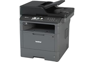 Brother MFCL5750DW Stampante Multifunzione Laser con Fax, Bianco e Nero, 40 ppm, Rete Cablata, Wi-Fi, Stampa, Copia e Scansione Fronte/Retro Automatica, Display Touchscreen a Colori da 12.3 cm