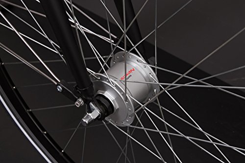 28″ Zoll Alu MIFA Herren Trekking Fahrrad Shimano 21 Gang Nabendynamo schwarz Rh 60cm - 7