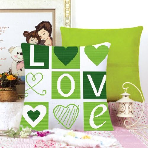 Sweet Love Pillowcase Stamped Cross Stitch Kit