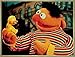 Produktbild Bild mit Rahmen: Sesamstraße, "Ernie und seine Ente", 70 x 50 - Aluminium Classic: Gold poliert